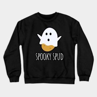 Spooky Spud Funny Halloween Potato Crewneck Sweatshirt